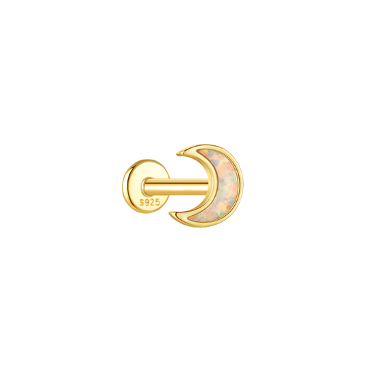 Opal Moon Stud