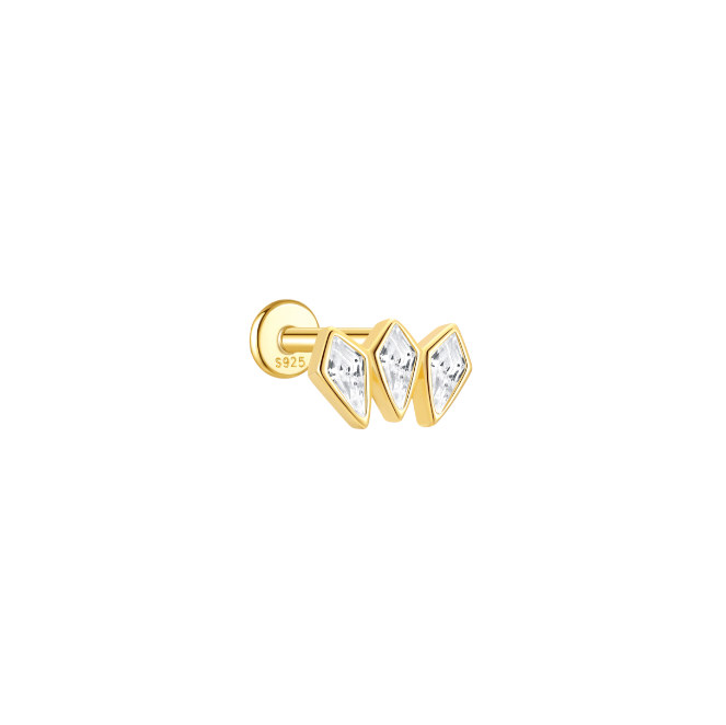 Triple Rhombus Stud