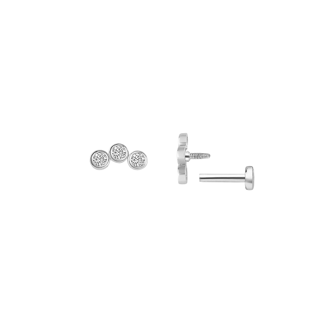 Trio Circles Stud