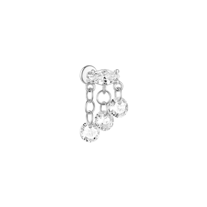 Marquee Dangling Crystals Chains Stud
