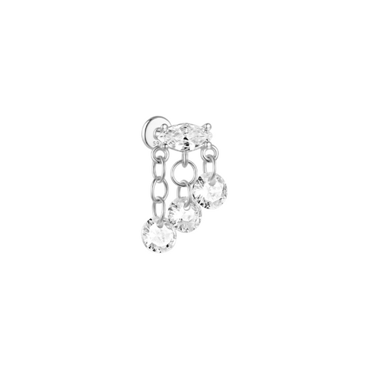 Marquee Dangling Crystals Chains Stud