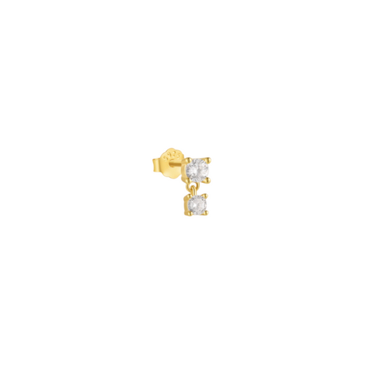 Square Dangles Stud