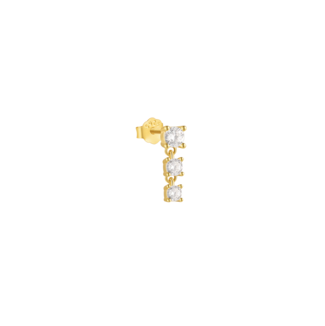 Square Dangles Stud