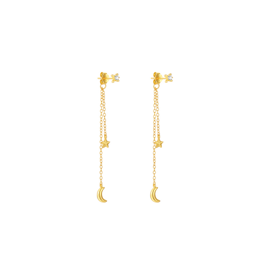 Bold Galaxy Tassel Earring