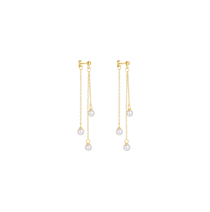 Pearl Dangles Tassel Earring