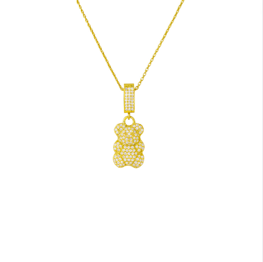 Pavé Teddy Necklace