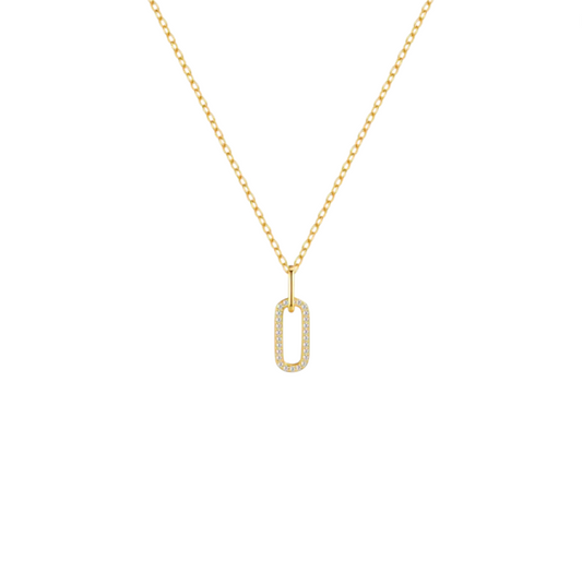 Pavé Rhombus Necklace