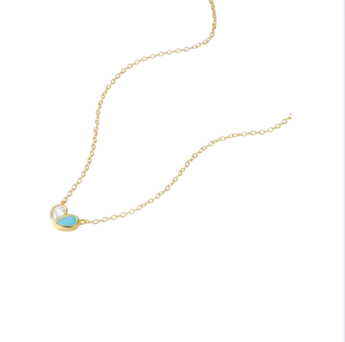 Heart Crystal Necklace