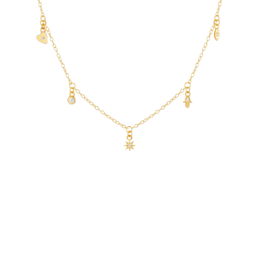 Dangling Luck Love Protection Necklace