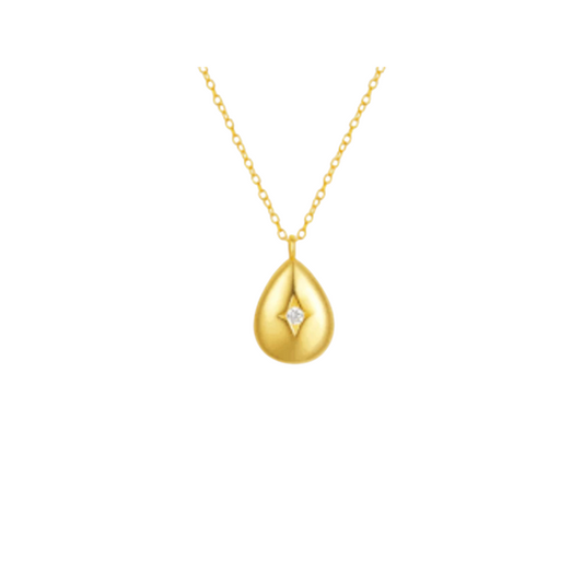 Teardrop Crystal Necklace