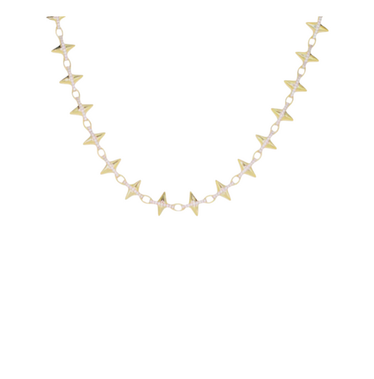 Pavé Spiked Necklace