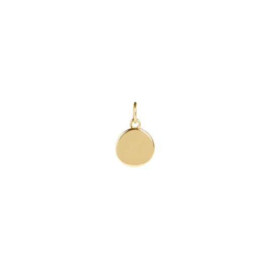 Mini Engravable Circle Charm