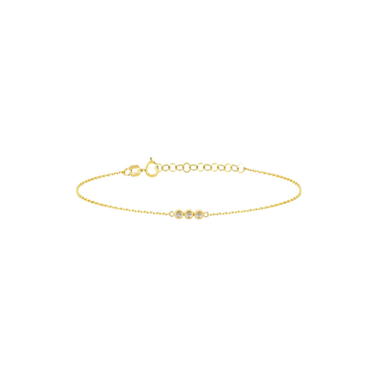 Triple Stones Bracelet