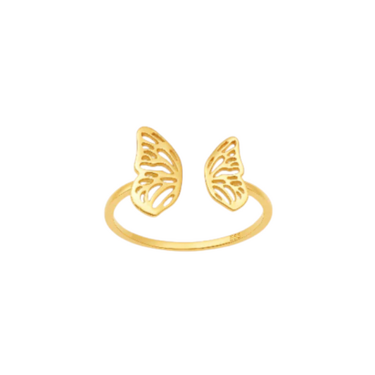 Bold Butterfly Ring