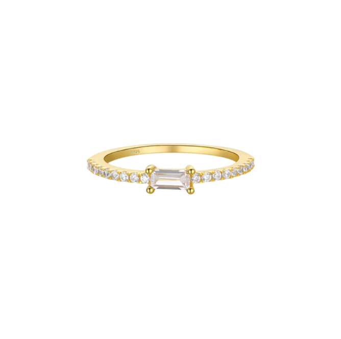 Baguette Pavé Ring