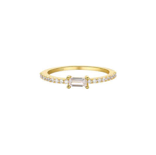 Baguette Pavé Ring