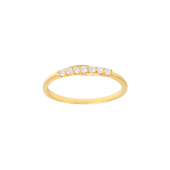 Textured Circles Band Ring