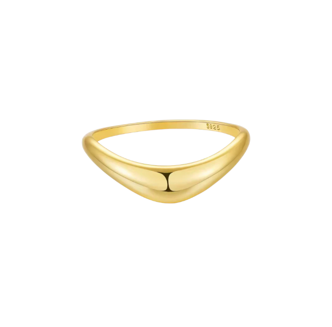 Bold Curved Ring