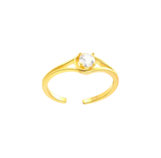 Circle Stone Ring