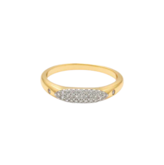 Pavé Marquise Signet Ring