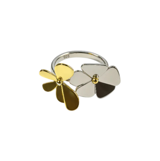 Floral Duo Ring