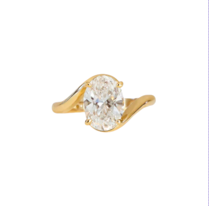 Oval Swirl Ring