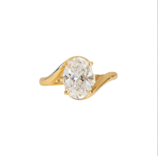 Oval Swirl Ring
