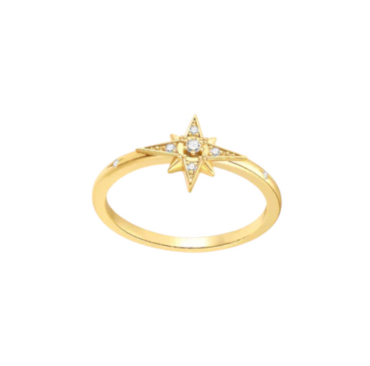 Shining North Star Ring