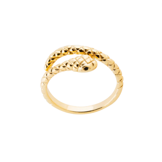 Textured Snake Ring