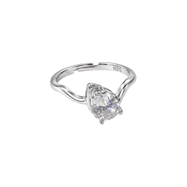 Solitaire Arc Ring
