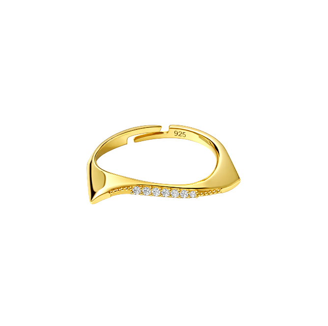 Linea Wave Ring