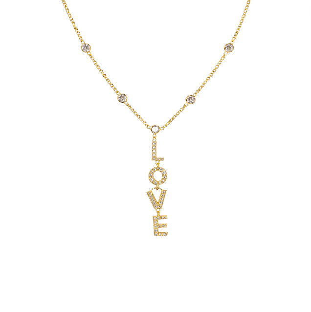 Amour Lariat Necklace