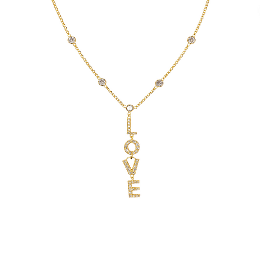 Amour Lariat Necklace