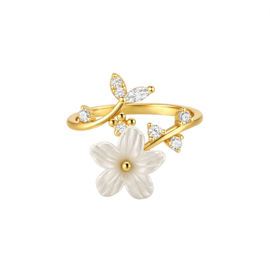 Flower Bloom Open Ring