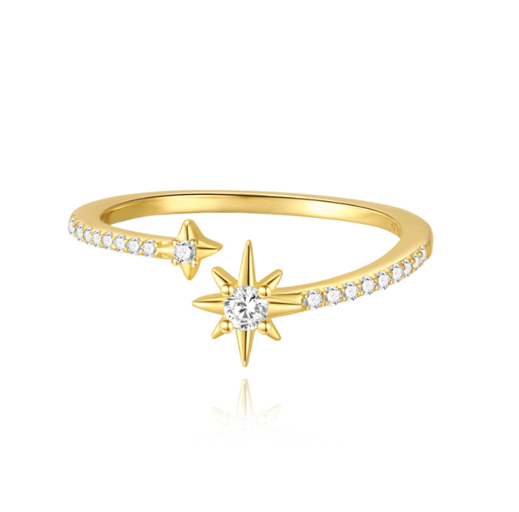 Shooting Stars Open Ring