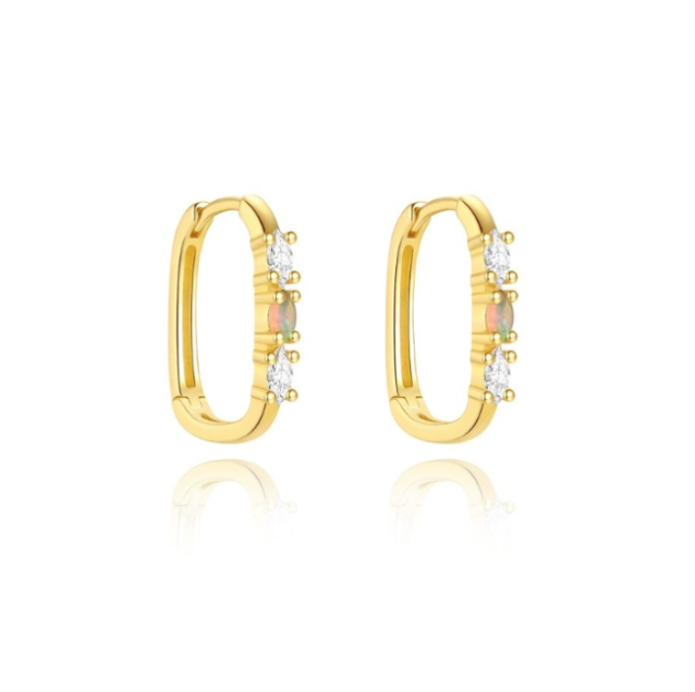 Trio Marquise Linear Hoops