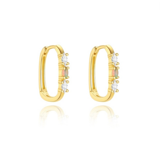 Trio Marquise Linear Hoops