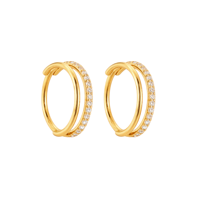 Double Bar Hoops