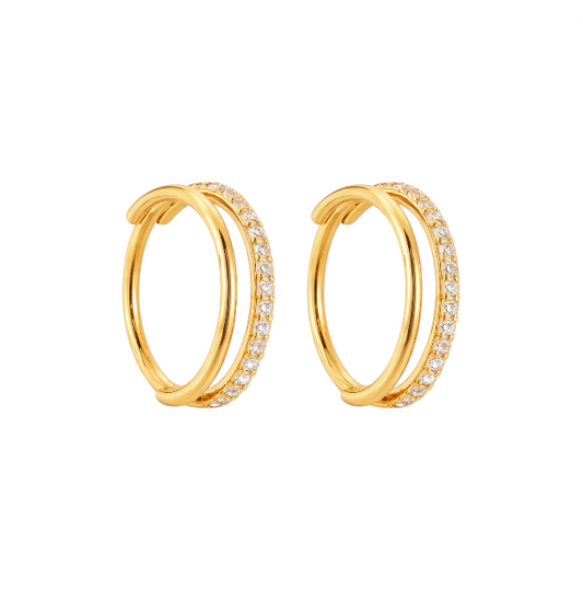 Double Bar Hoops
