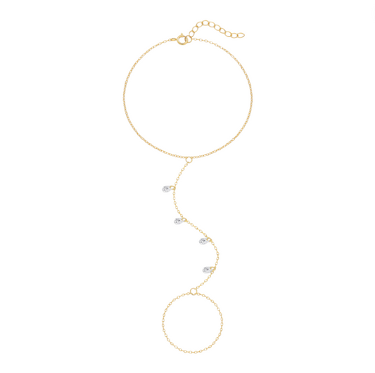 Dancing Crystals Handchain