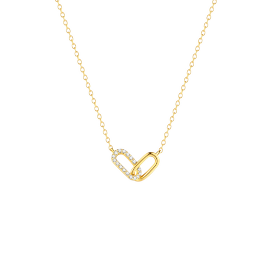 Linked Pavé Bold Necklace