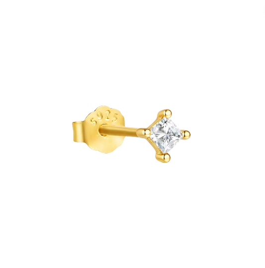 Crystal Square Stud