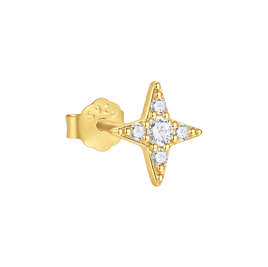 Four Sided Star Stud