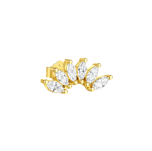 Bloom Marquise Crown Stud