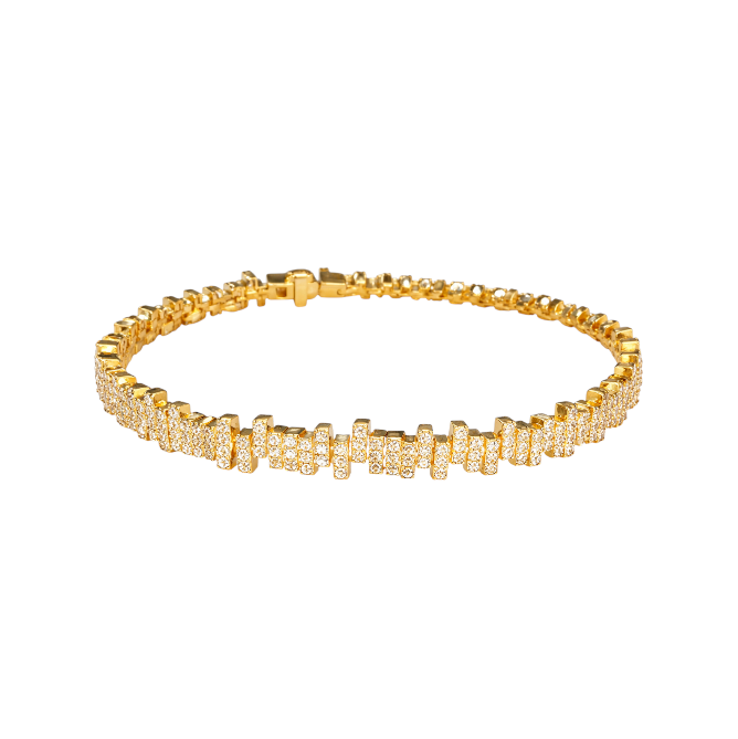 Echo Pavé Bars Bracelet