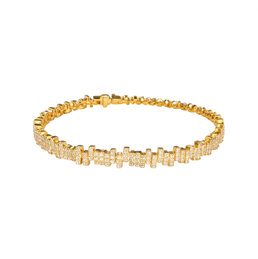 Echo Pavé Bars Bracelet