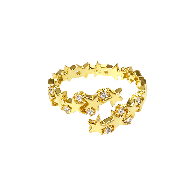 Starry Twist Ring