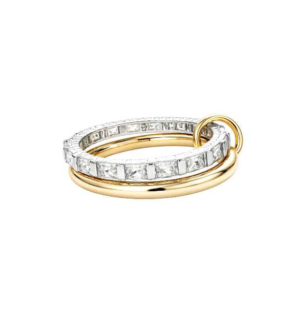 Double Baguettes Knuckle Ring