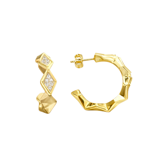 Geo Rhombus Hoops