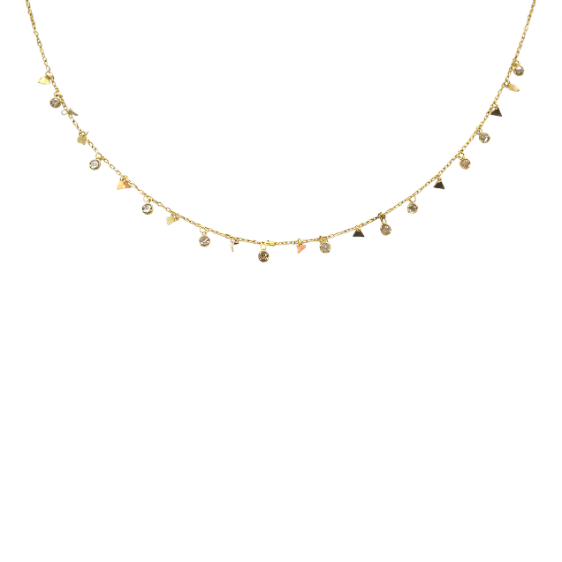 Dangling Geo Necklace
